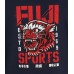 Худі Фуджі Fuji Sports Tiger Jiu Jitsu Hoodie Midnight Navy
